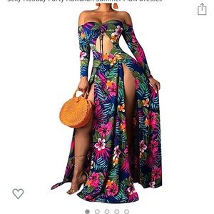 Salimdy Sexy Off-Shoulder Maxi Dress